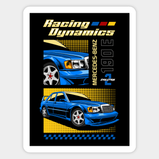 Classic Evo II 190 E Car Magnet